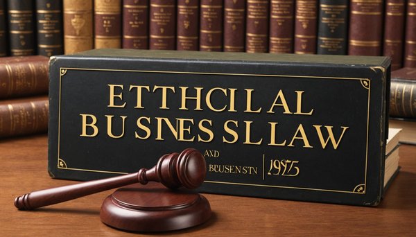 L'aspect éthique des études juridiques d'entreprise